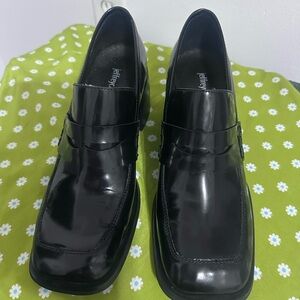 Jeffrey Campbell Glossy Black Loafers